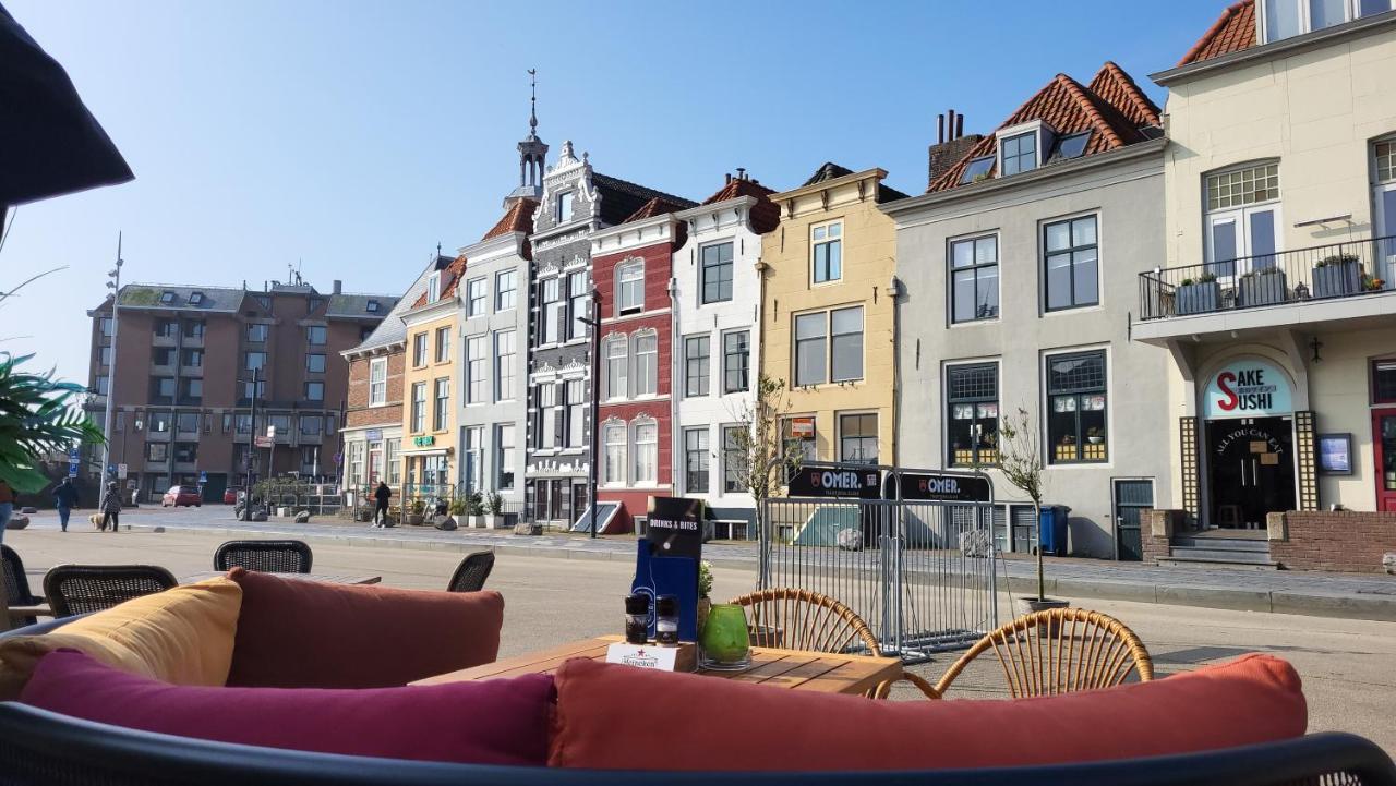 Rijksmonument Havenzicht, Met Zeezicht, Ligging Direct Aan Zee En Centrum Vlissingen Exterior foto